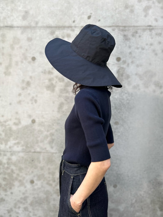 KIJIMA TAKAYUKI / COTTON SOFT HAT (WIDE)/ BLACK / WEYYYY109C
