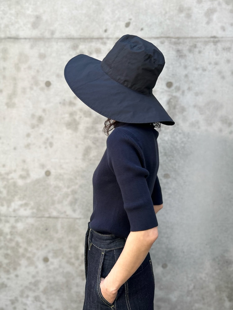 KIJIMA TAKAYUKI / COTTON SOFT HAT (WIDE)/ BLACK / WEYYYY109C