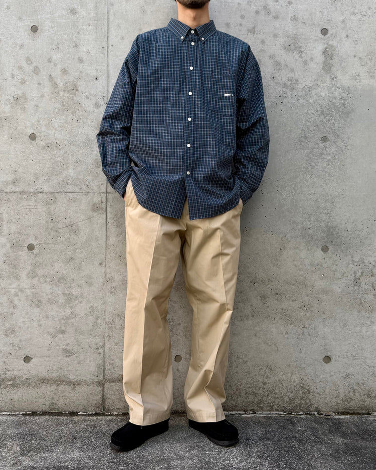 DESCENDANT / KENNEDY’S PLAID LS SHIRT / NAVY / 261TQDS-SHM01