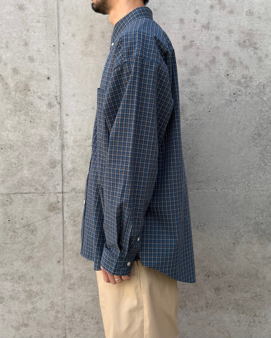 DESCENDANT / KENNEDY’S PLAID LS SHIRT / NAVY / 261TQDS-SHM01