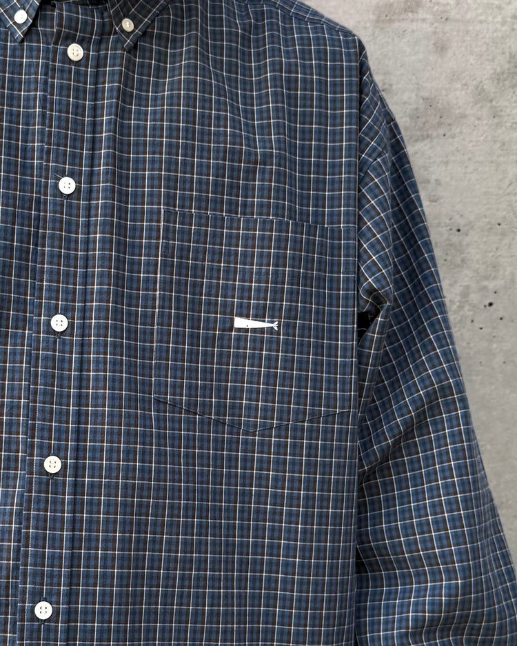 DESCENDANT / KENNEDY’S PLAID LS SHIRT / NAVY / 261TQDS-SHM01