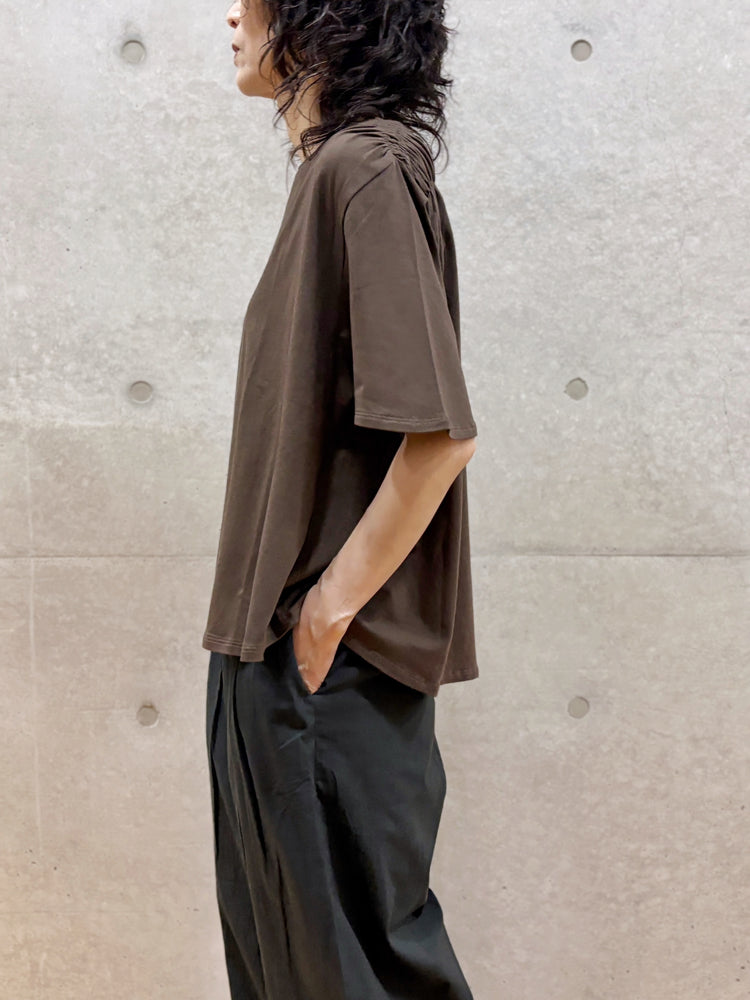 WALANCE / natural dye mint jersey tee / PLUM / 3261-110