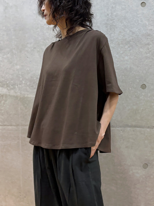 WALANCE / natural dye mint jersey tee / PLUM / 3261-110