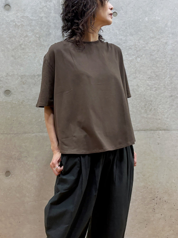WALANCE / natural dye mint jersey tee / PLUM / 3261-110