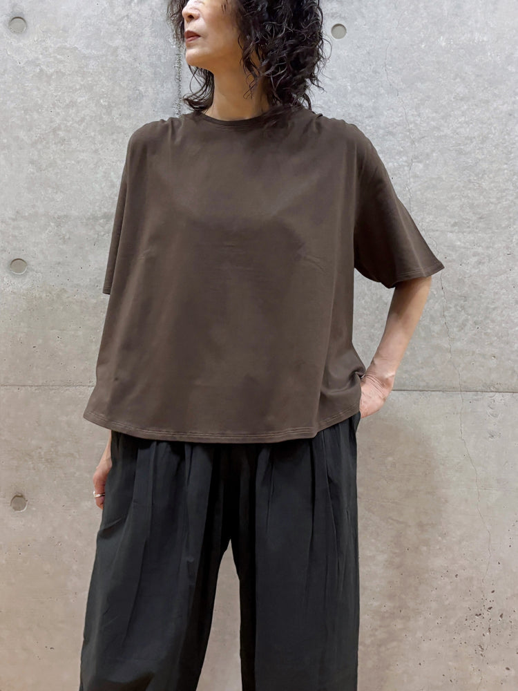 WALANCE / natural dye mint jersey tee / PLUM / 3261-110