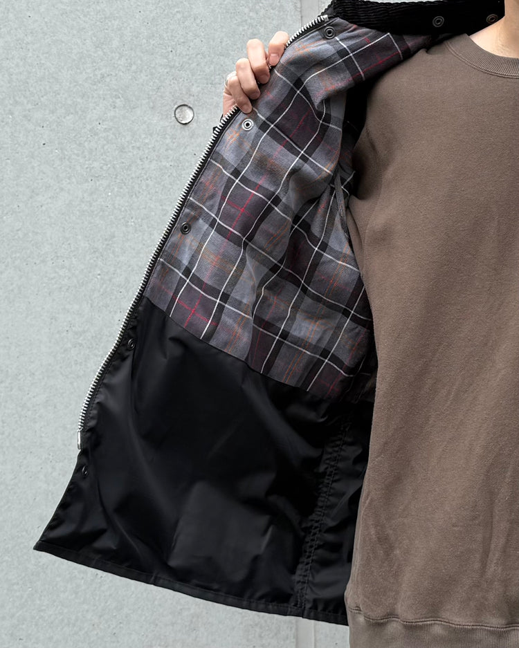 Barbour / OS BEDALE WAX JACKET / BLACK / MWX1679