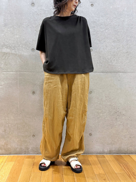 WALANCE / natural dye mint jersey tee / S.BLACK / 3261-110