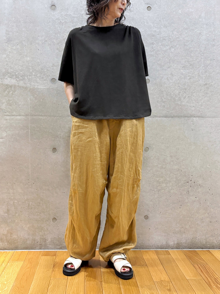 WALANCE / natural dye mint jersey tee / S.BLACK / 3261-110