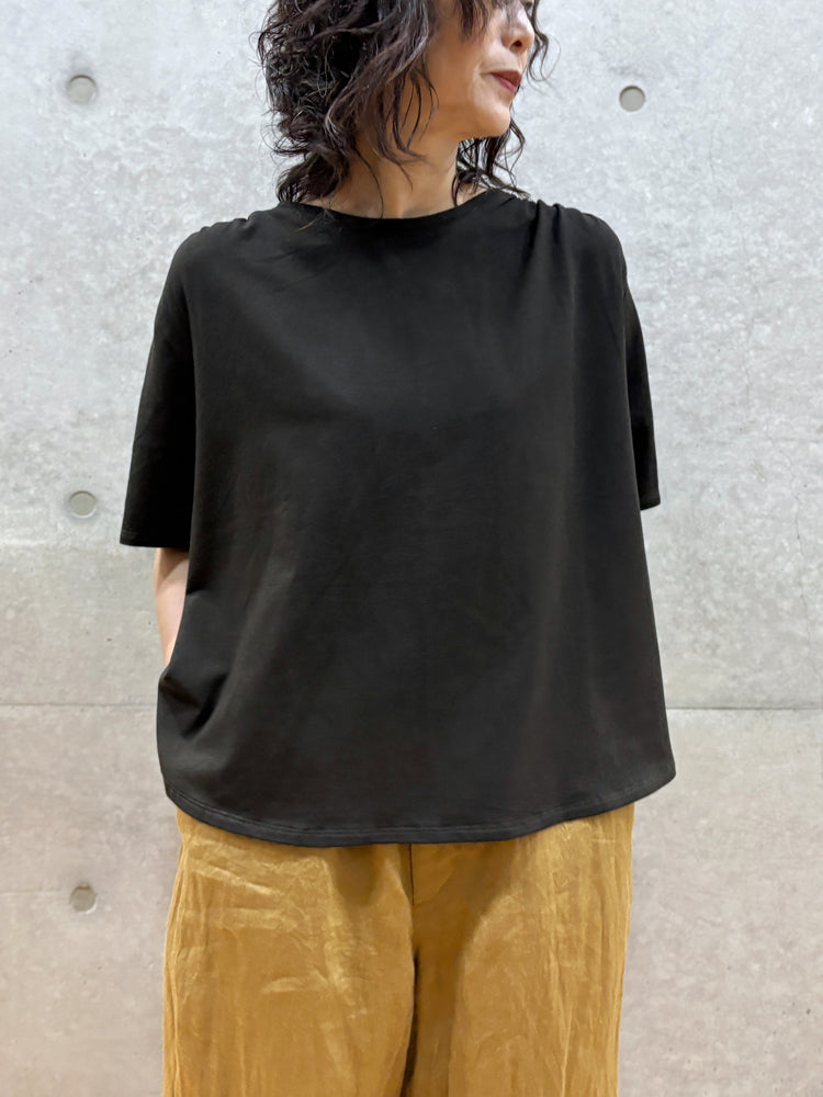 WALANCE / natural dye mint jersey tee / S.BLACK / 3261-110