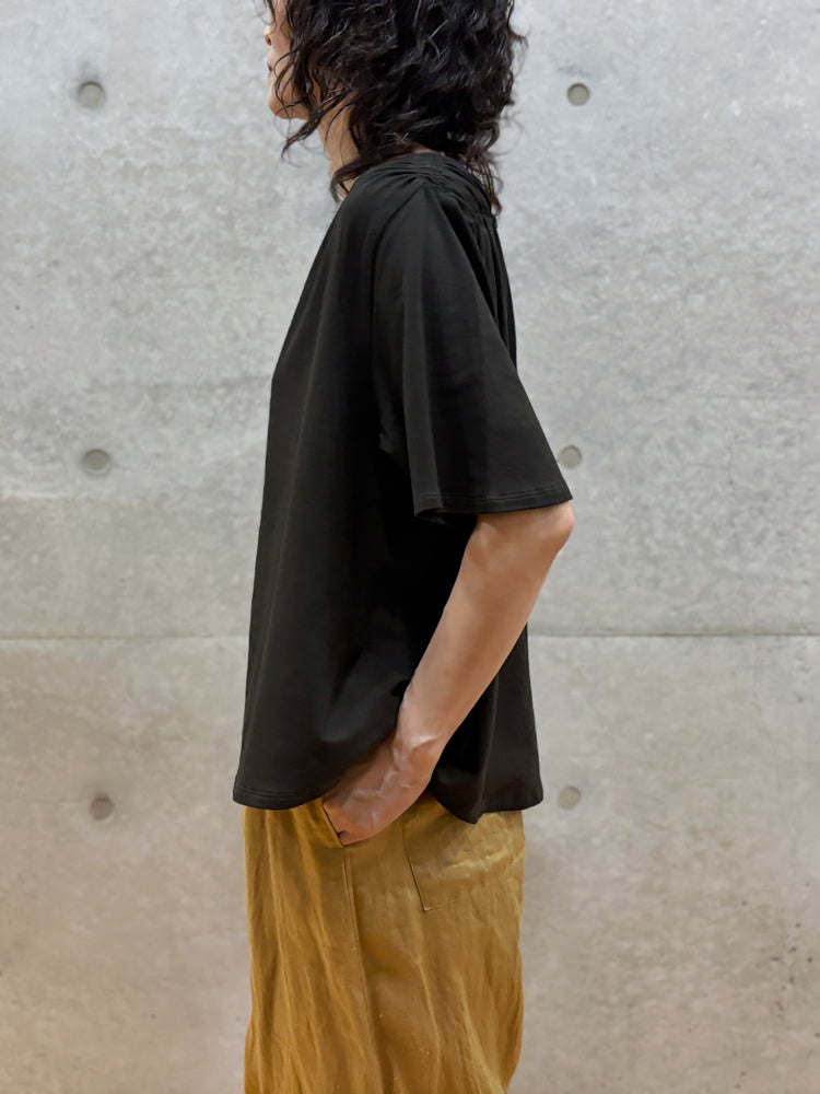 WALANCE / natural dye mint jersey tee / S.BLACK / 3261-110