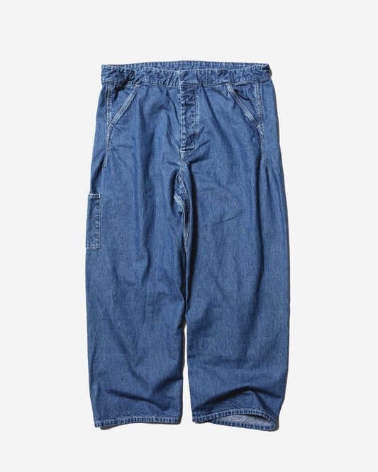 Unlikely  / Chopped Coverall Bottoms / USED INDIGO / U25F-24-0003