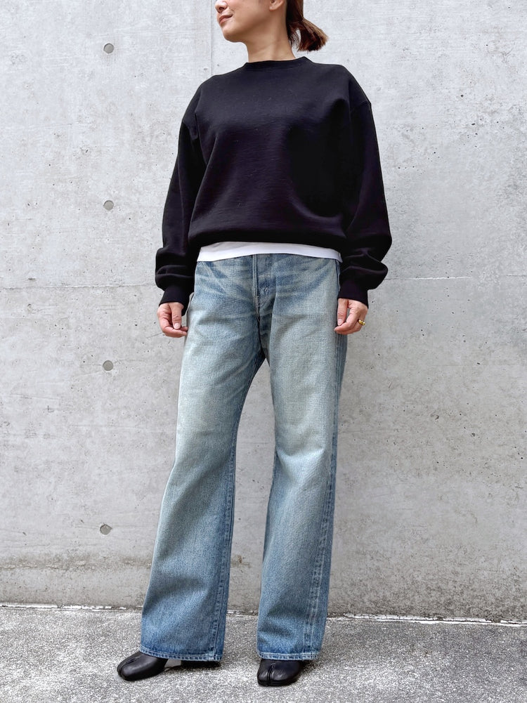 AURALEE / SMOOTH SOFT SWEAT P/O / BLACK / A26P05TU /