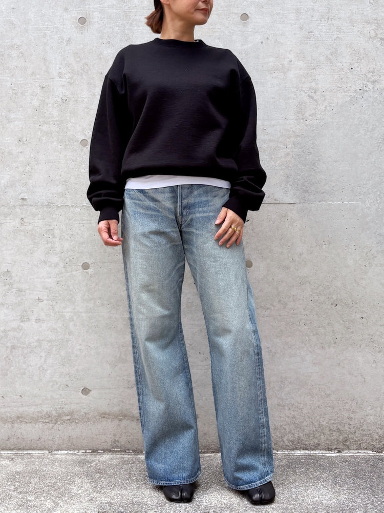 AURALEE / SMOOTH SOFT SWEAT P/O / BLACK / A26P05TU /