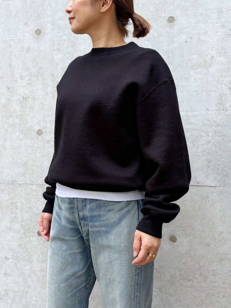 AURALEE / SMOOTH SOFT SWEAT P/O / BLACK / A26P05TU /