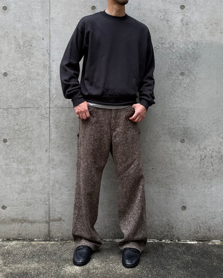 AURALEE / HIGH-TWIST COMPACT SWEAT P/O / INK BLACK / A26AP02WU