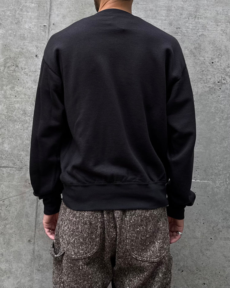 AURALEE / HIGH-TWIST COMPACT SWEAT P/O / INK BLACK / A26AP02WU