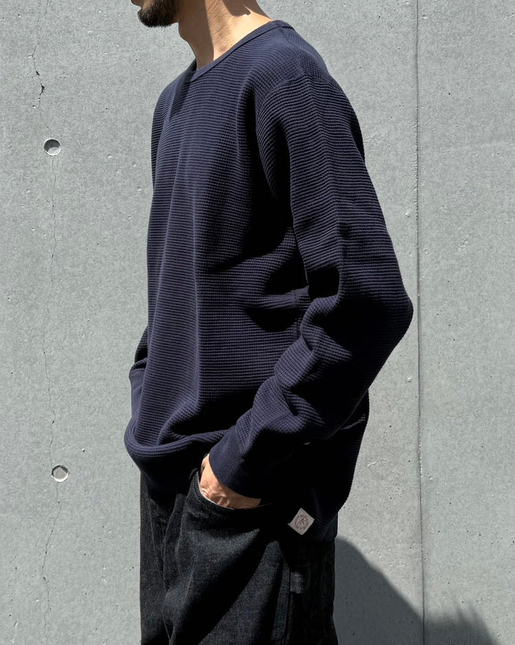 BONCOURA / Heavy Weight Thermal long Sleeves / NAVY