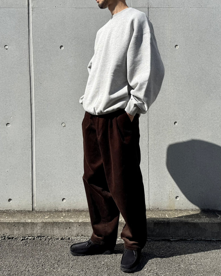 DESCENDANT / DC-3 CORDUROY TROUSERS / BROWN / 252TQDS-PTM04