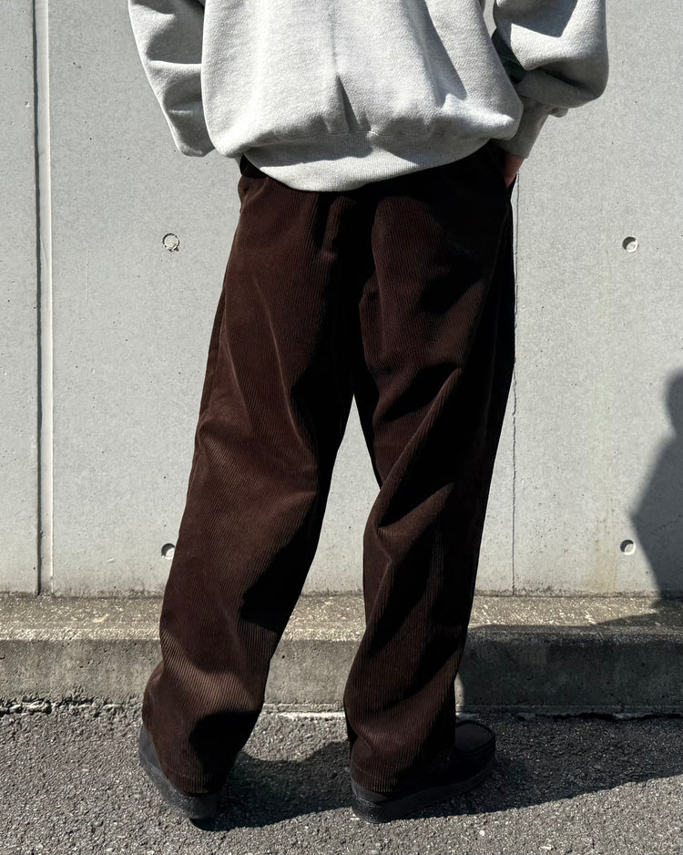 DESCENDANT / DC-3 CORDUROY TROUSERS / BROWN / 252TQDS-PTM04