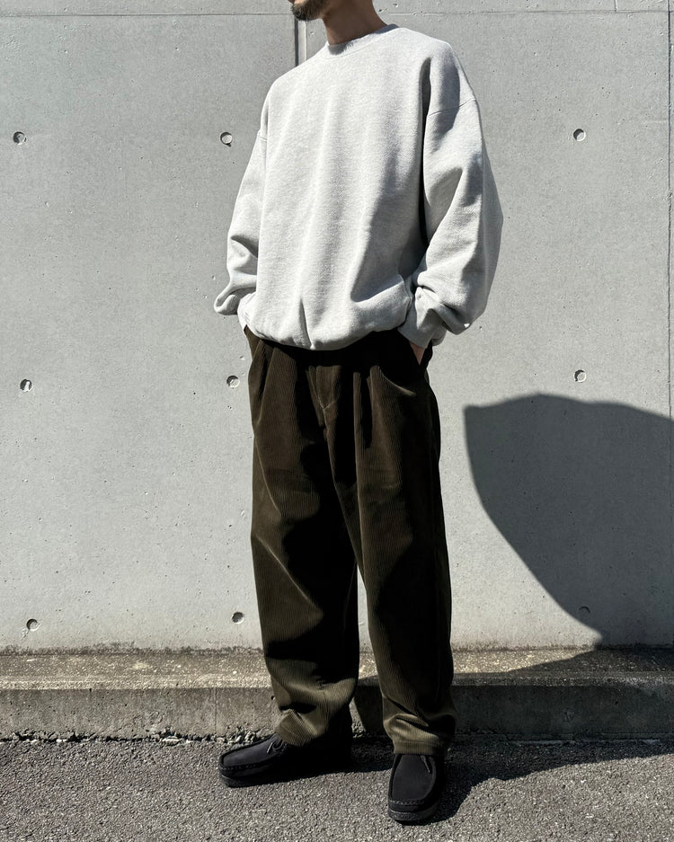 DESCENDANT / DC-3 CORDUROY TROUSERS / OLIVE DRAB / 252TQDS-PTM04