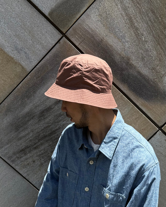 KIJIMA TAKAYUKI / ORGANIC COTTON BUCKET HAT / BROWN / MYYY261003