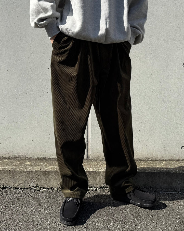 DESCENDANT / DC-3 CORDUROY TROUSERS / OLIVE DRAB / 252TQDS-PTM04