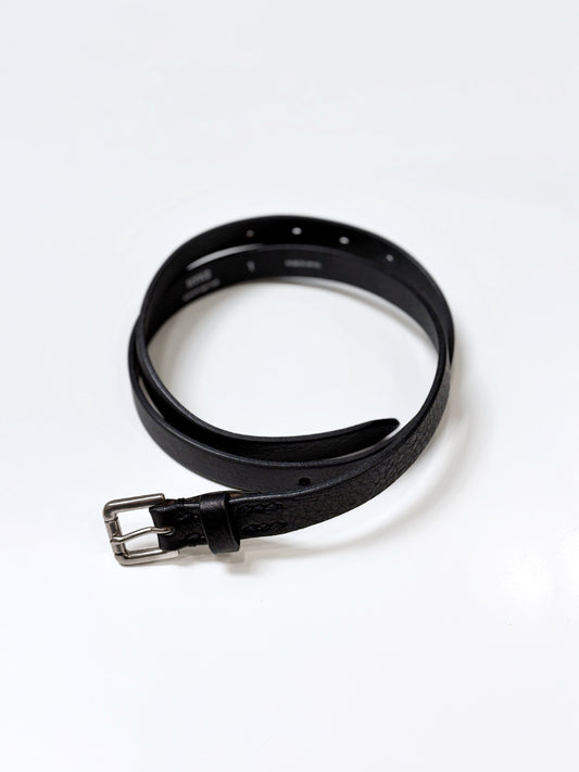 HYKE / LEATHER BELT / BLACK / 19389