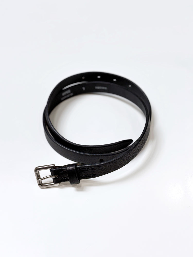HYKE / LEATHER BELT / BLACK / 19389