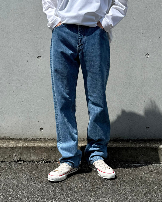 REVERBERATE  / DENIM PANTS (STANDARD) / SAX BLUE / REV-25AW-DP-ST
