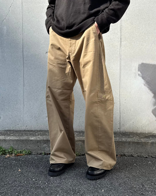 HYKE / COTTON GURKHA PANTS / BEIGE / 13391