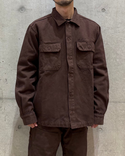 SKY HIGH FARM  / CANVAS WORK OVERSHIRT / BEIGE / SHF08B001