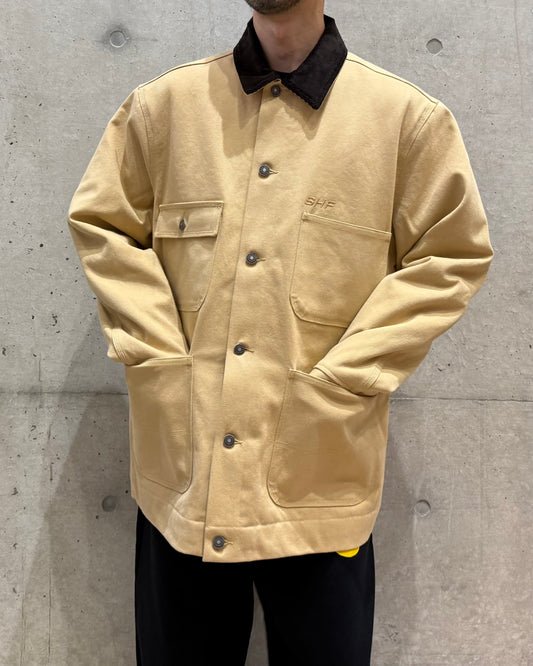 SKY HIGH FARM  / CANVAS CHORE JACKET / BEIGE / SHF08C001