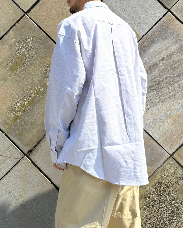 DESCENDANT / KENNEDY’S OXFORD LS SHIRT / GRAY / 261CPDS-SHM01