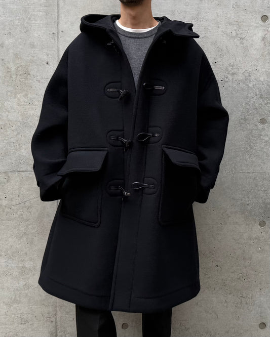 FUMITO GANRYU / Vintage Modern Duffle Coat / Black / Fu14-Co-01