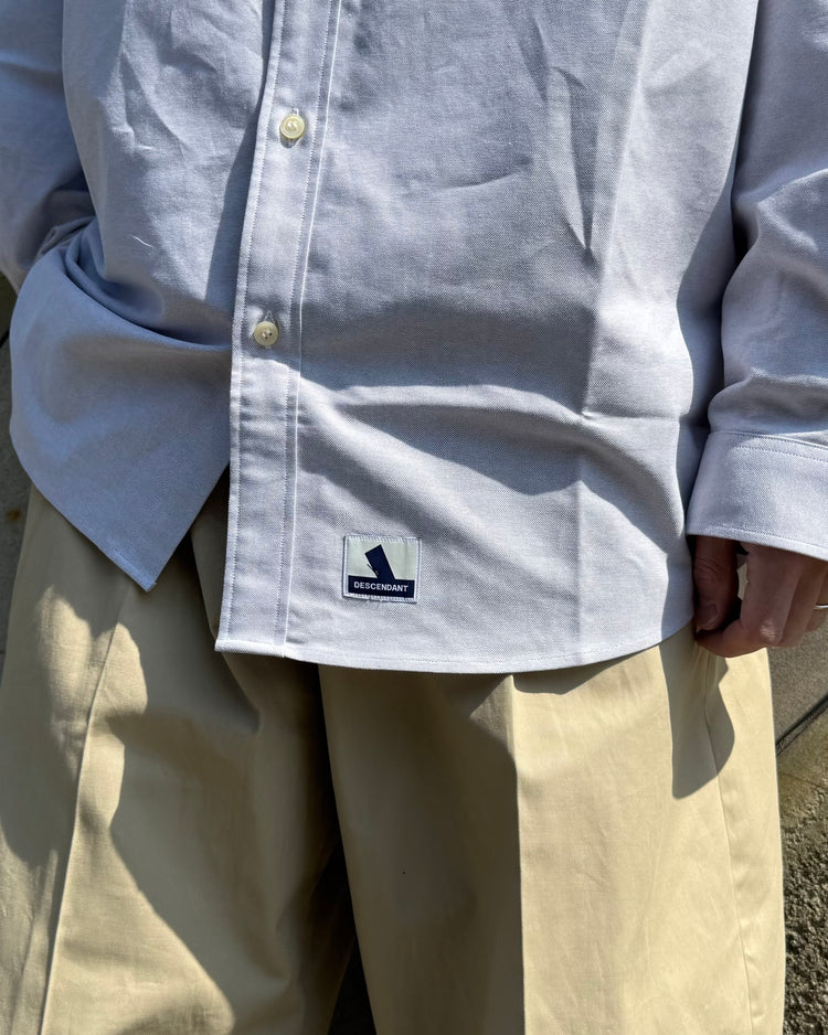 DESCENDANT / KENNEDY’S OXFORD LS SHIRT / GRAY / 261CPDS-SHM01