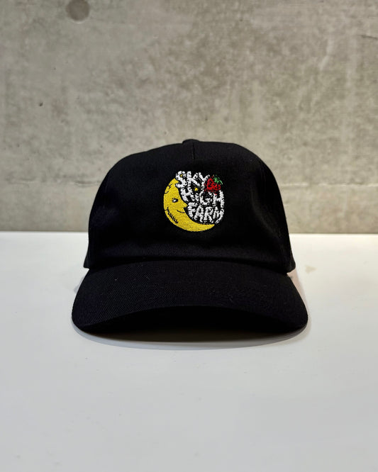 SKY HIGH FARM  /  SHF EMBROIDERED CAP /  BLACK / SHF08K002