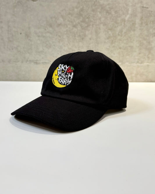 SKY HIGH FARM  /  SHF EMBROIDERED CAP /  BLACK / SHF08K002