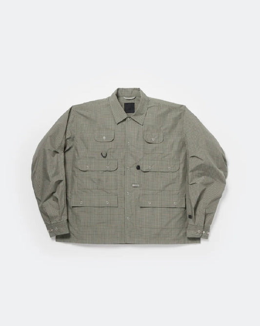 DAIWA PIER39 / TECH MULTI FISHING POCKET SHIRT L/S / SAGE GRAY / BE-85026