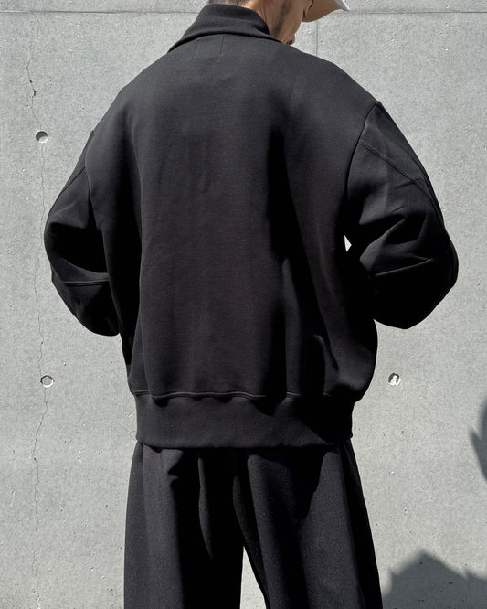 DSM kei ninomiya / Varsity Jacket Cotton Polyester Double Knit / Black / DSM01J004