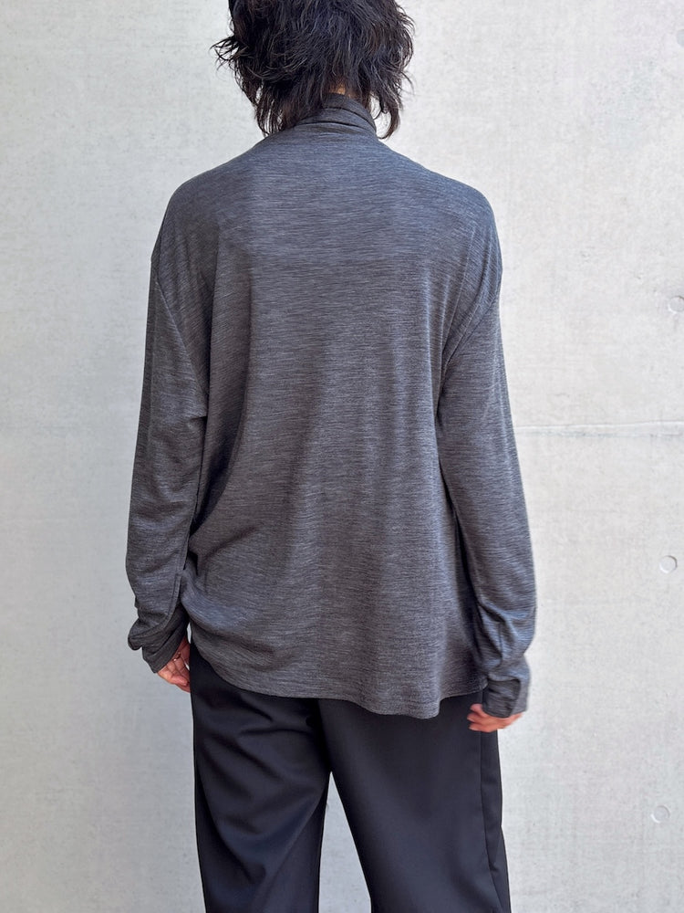 INSCRIRE / Wool Fraise Turtle Neck / Charcoal / IC262DAI26AWCUT1