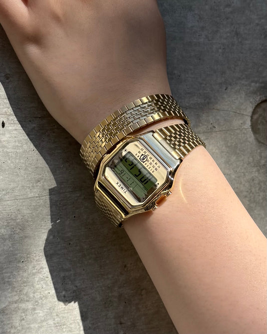 MM⑥  Maison Margiela × TIMEX / T80 Gift Set with Extra Bracelet / GOLD / S33YW0002