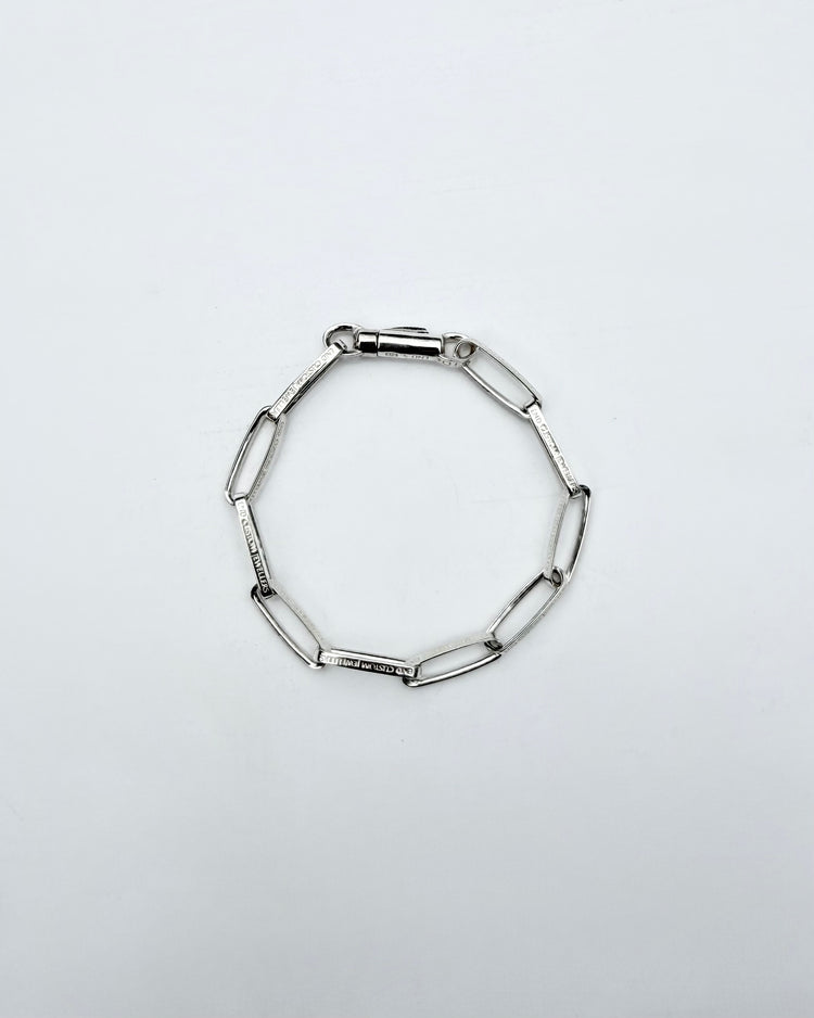 END CUSTOM JEWELLERS / Half rounded narrow chain brecelet / ENDB110