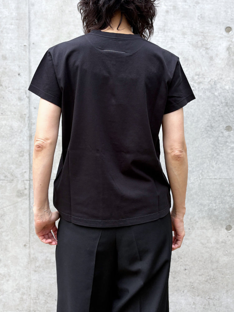 MM⑥  Maison Margiela / Numericコットン Tシャツ(Short) / BLACK / S52GC0327M20258