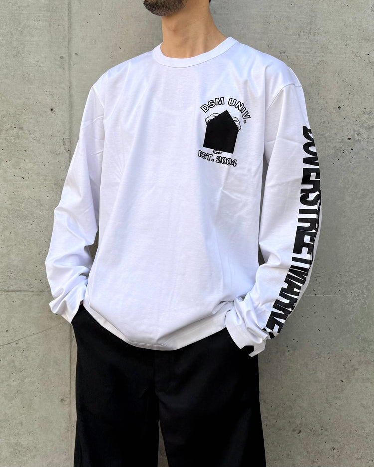 DSM kei ninomiya / DSM University Longsleeve Shirt / White / DSM01T003