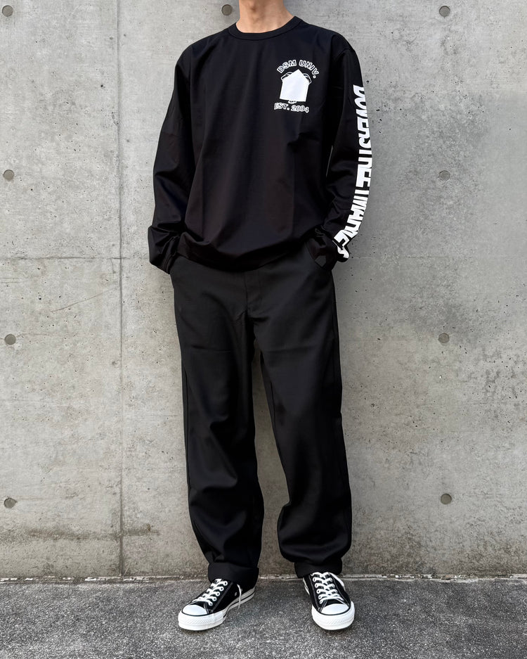 DSM kei ninomiya / DSM University Longsleeve Shirt / Black / DSM01T003