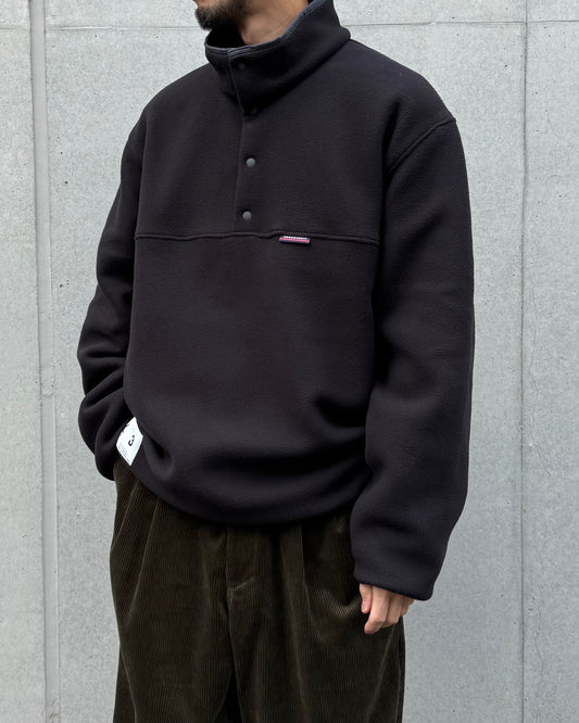 DESCENDANT / HUMMING FLEECE PULLOVER / BLACK / 252ATDS-CSM30