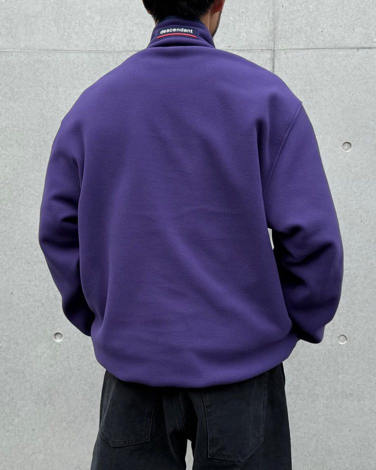 DESCENDANT / HUMMING FLEECE PULLOVER / PURPLE / 252ATDS-CSM30