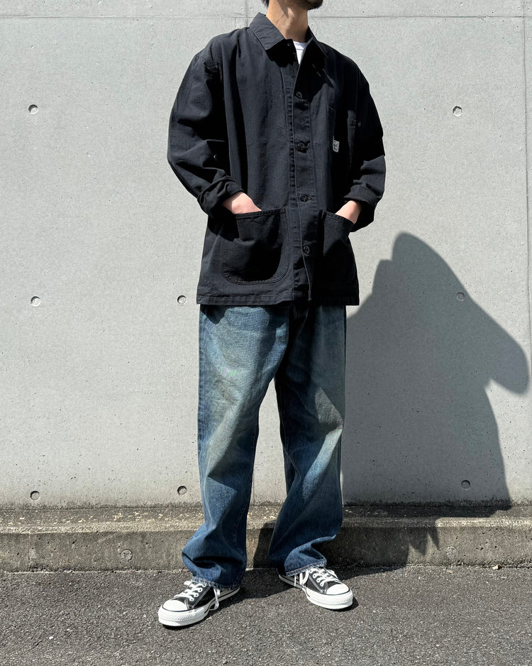 SEQUEL / COVERALL JACKET / SQ-26SS-JK-01 / BLACK