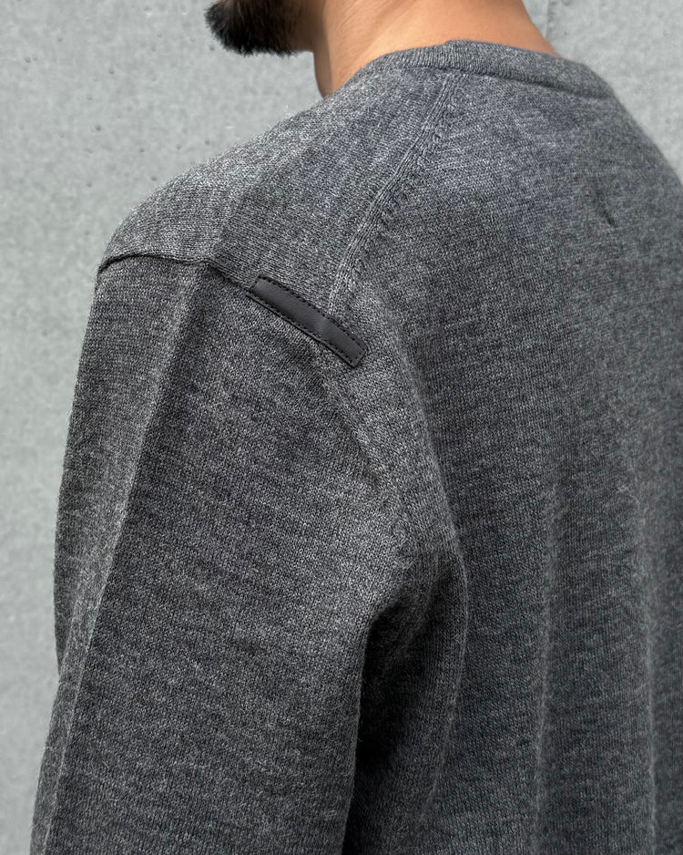 The Inoue Brothers… / Crew Neck Sweater Logo Embroidery / Grey