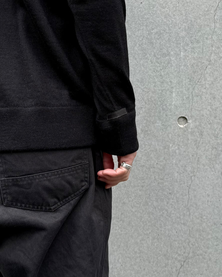 The Inoue Brothers… / Crew Neck Sweater Logo Embroidery / Black